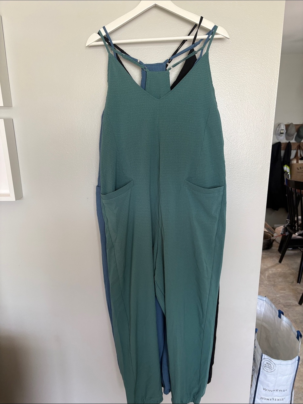 Bundle of 3! Sleeveless V-Neck Jumpsuit with Front Pockets
